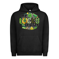 Pigment Black one lucky teacher Urban Hoodie - MaliasSmallBusiness