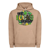 Pigment Burro one lucky teacher Urban Hoodie - MaliasSmallBusiness