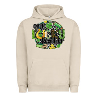 Pigment French Oak one lucky teacher Urban Hoodie - MaliasSmallBusiness