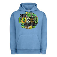 Pigment Pebble Blue one lucky teacher Urban Hoodie - MaliasSmallBusiness