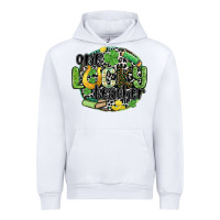 White one lucky teacher Urban Hoodie - MaliasSmallBusiness