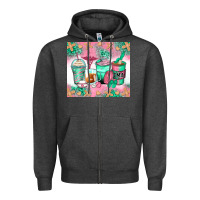 Charcoal Heather certified medical assistant coffee cups Zipper Hoodie - Zillion Design Studio