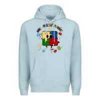 Blue Mist one puzzle bougie Premium Hoodie - MaliasSmallBusiness