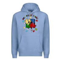 Colony Blue one puzzle bougie Premium Hoodie - MaliasSmallBusiness