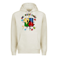 Oatmeal Heather one puzzle bougie Premium Hoodie - MaliasSmallBusiness
