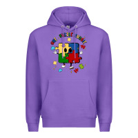 Purple one puzzle bougie Premium Hoodie - MaliasSmallBusiness