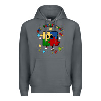 Rock one puzzle bougie Premium Hoodie - MaliasSmallBusiness