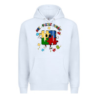 White one puzzle bougie Premium Hoodie - MaliasSmallBusiness
