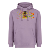 Lavender juneteenth afro messy bun libbey glass Heavyweight Hoodie - HRA Design Shop