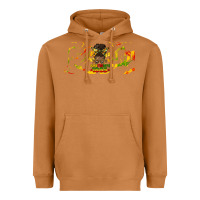 Juneteenth Afro Messy Bun Libbey Glass Heavyweight Hoodie | Teevron