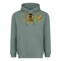 Sage juneteenth afro messy bun libbey glass Heavyweight Hoodie - HRA Design Shop