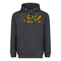 Smoke juneteenth afro messy bun libbey glass Heavyweight Hoodie - HRA Design Shop