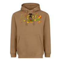 Toasted Coconut juneteenth afro messy bun libbey glass Heavyweight Hoodie - HRA Design Shop