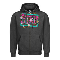 Charcoal Heather mamas girl Zipper Hoodie - texasbilliewilder