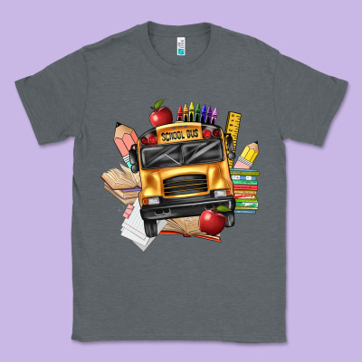 School Bus Driver Front Classic Tee Designed By Texasbilliewilder