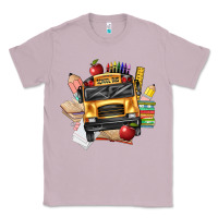 Lilac school bus driver front Classic Tee - texasbilliewilder