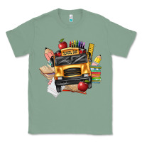 Sage school bus driver front Classic Tee - texasbilliewilder