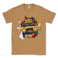 Toasted Coconut school bus driver front Classic Tee - texasbilliewilder