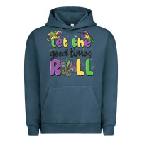 Pigment Midnight Navy let the good times roll Urban Hoodie - MaliasSmallBusiness