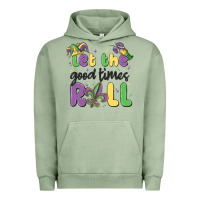Pigment Oil Green let the good times roll Urban Hoodie - MaliasSmallBusiness
