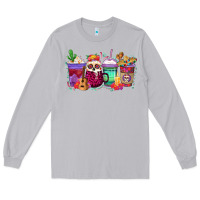 Moon Dust dia de los muertos coffee cups Long Sleeve Tee - texasbilliewilder
