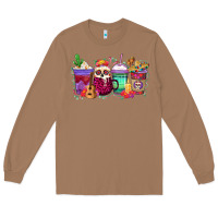 Toasted Coconut dia de los muertos coffee cups Long Sleeve Tee - texasbilliewilder