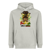 Moon Dust free ish since 1865 afro messy bun Heavyweight Hoodie - HRA Design Shop