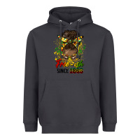 Smoke free ish since 1865 afro messy bun Heavyweight Hoodie - HRA Design Shop