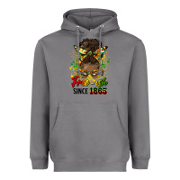 Storm free ish since 1865 afro messy bun Heavyweight Hoodie - HRA Design Shop