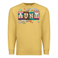 Antique Gold daisy aunt Premium Sweatshirt - AdoDesignShop
