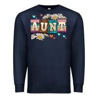 Navy daisy aunt Premium Sweatshirt - AdoDesignShop