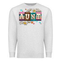 Oatmeal Heather daisy aunt Premium Sweatshirt - AdoDesignShop