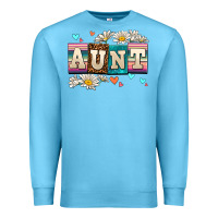 Ocean Blue daisy aunt Premium Sweatshirt - AdoDesignShop