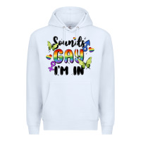White sounds gay i'm in Premium Hoodie - MaliasSmallBusiness