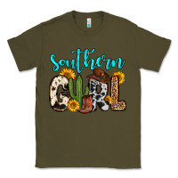 Army Green southern girl Classic Tee - Zillion Design Studio