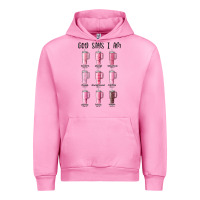 Fuchsia Pink god says i am bible verse stanley Urban Hoodie - MaliasSmallBusiness
