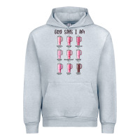 Heather Grey god says i am bible verse stanley Urban Hoodie - MaliasSmallBusiness