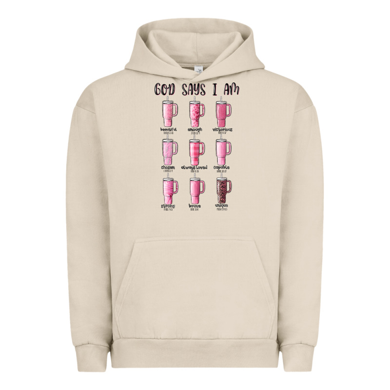 God Says I Am Bible Verse Stanley Urban Hoodie by MaliasSmallBusiness | Teevron