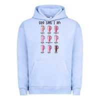 Pigment Grape Ice god says i am bible verse stanley Urban Hoodie - MaliasSmallBusiness