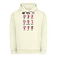 Pigment Pistachio god says i am bible verse stanley Urban Hoodie - MaliasSmallBusiness