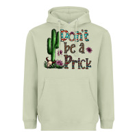 Matcha don't be a prick Heavyweight Hoodie - CowhideDigitalArt