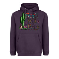 Plum don't be a prick Heavyweight Hoodie - CowhideDigitalArt