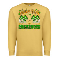 Antique Gold shake your shamrocks Premium Sweatshirt - Artiststas