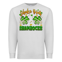 Dove Grey shake your shamrocks Premium Sweatshirt - Artiststas