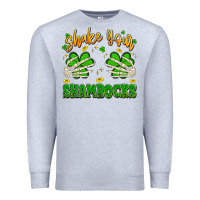 Heather Grey shake your shamrocks Premium Sweatshirt - Artiststas