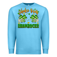 Ocean Blue shake your shamrocks Premium Sweatshirt - Artiststas