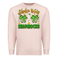 Pale Pink shake your shamrocks Premium Sweatshirt - Artiststas