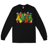 Black christmas trees with softball Long Sleeve Tee - Zillion Design Studio