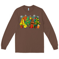 Chestnut christmas trees with softball Long Sleeve Tee - Zillion Design Studio