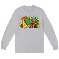 Moon Dust christmas trees with softball Long Sleeve Tee - Zillion Design Studio
